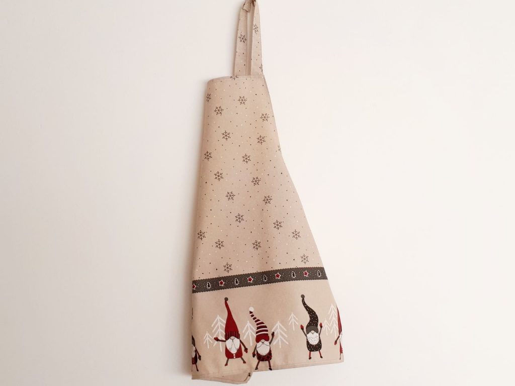 Delantal para niños cenefa gnomos