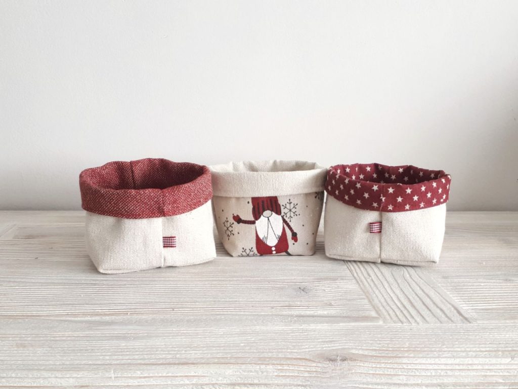 Conjunto tres cestas pequeñas