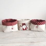 Conjunto tres cestas pequeñas