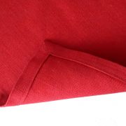 Mantel individual lino rojo oscuro