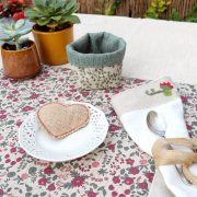 Mantel individual flores silvestres
