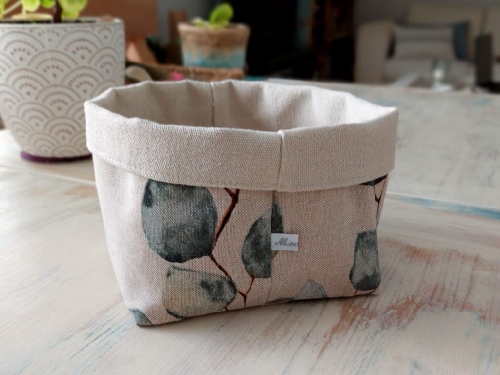 Cesta de tela Eucalipto