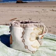 Bolsita bañadores mojados lino