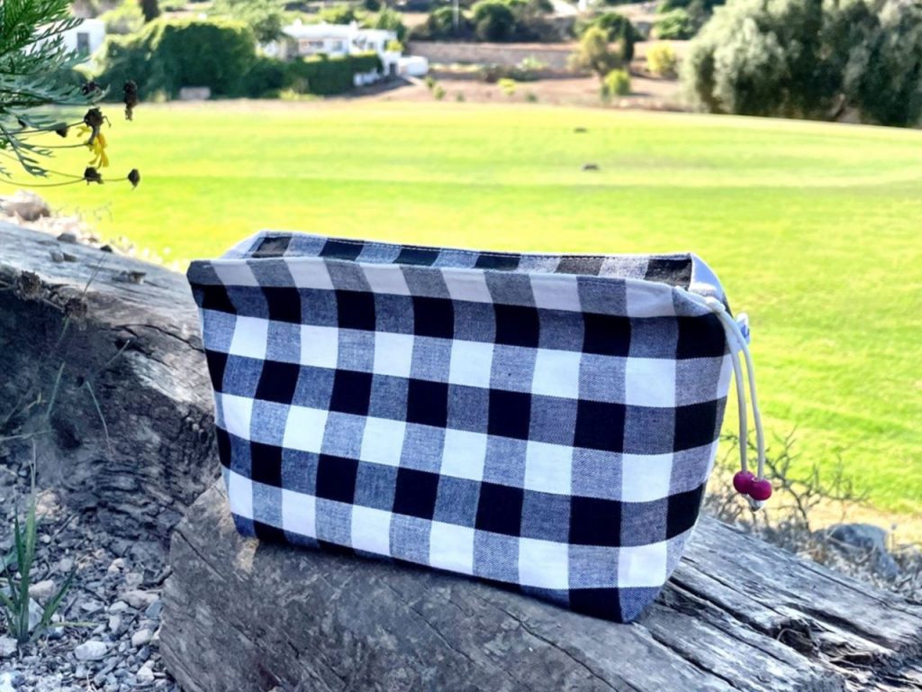 Neceser Provence vichy cuadro grande