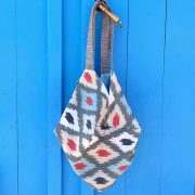 Bolso origami Ikat