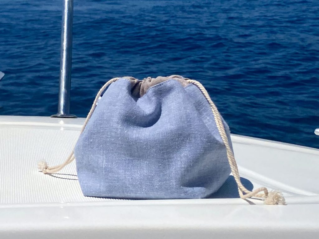 Bolsita bañadores mojados Blue